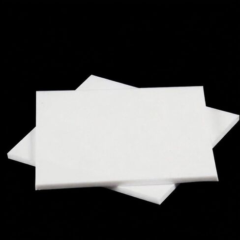 1/4" Thick White Delrin/Acetal Copolymer Plastic Sheet - 12" x 6" POM Plastic Sheet for Industrial Machinery Parts(White 1 PC) in Kuwait
