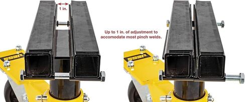 JEGS 3600 lb. Pinch Weld Vehicle Dollies [Pair] in Kuwait