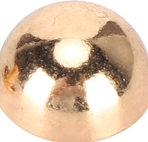 Mushroom Rivets, Hard Alloy Golden Round Head Screw Studs for Punk Clothing and DIY Decor 12mm 30 Sets in Kuwait
