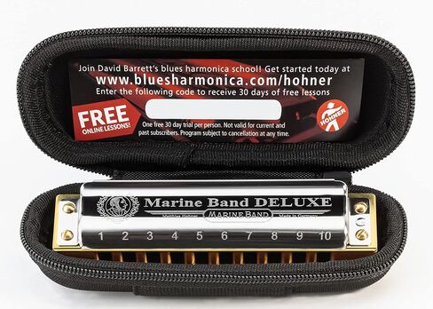 Hohner Marine Band Deluxe Harmonica M200503 x D in Kuwait