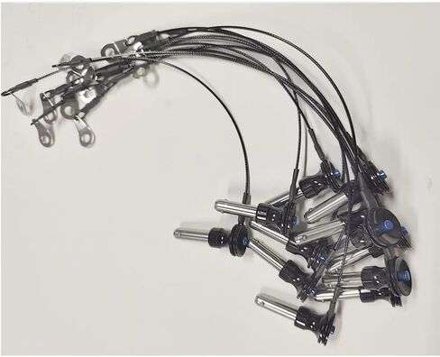 12Pcs 8mmx20mm Black&Blue Speaker Pin Stainless Steel Professional Audio Line Array Accessories in Kuwait