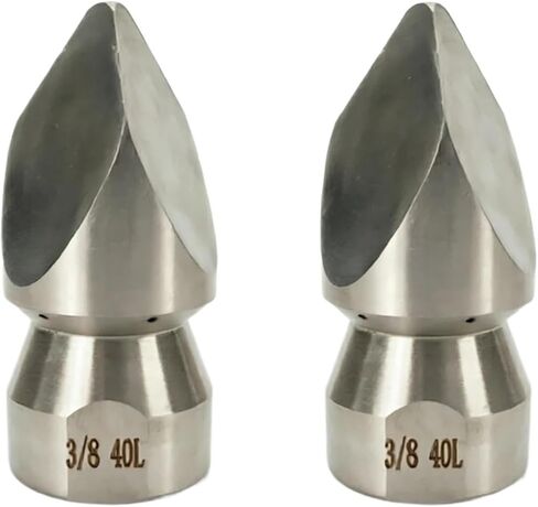 Industrial High-Pressure Roots Cutting Jets Milling Type Drain Jetting Nozzle for Sewer Jetter Pipe Cleaning(3l8 60LPM) in Kuwait
