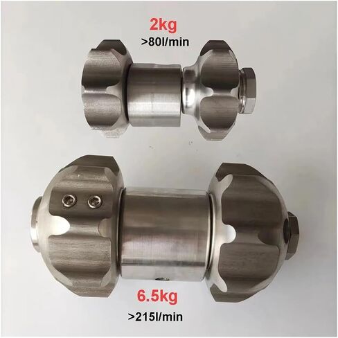 Fast Rotate Vibrating Sewer Nozzle 3000PSI Stainless Steel Jetter for Drain Cleaning in Kuwait