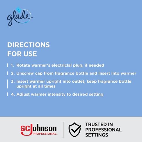 SC Johnson Professional Glade PlugIns Refills Air Freshener, Hawaiian Breeze, 3.35 Fl Oz, 5 Count x Pack of 5, 25 Refills in Kuwait