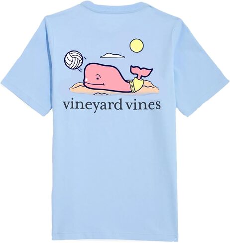 vineyard vines Boys' Boys' Beach Volleyball Whale Short-Sleeve Pocket Tee in Kuwait