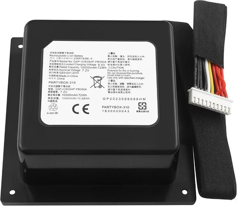ANTIEE Replacement Battery for JBL PartyBox 310 Portable Bluetooth Party Speaker PN:GSP-2S4P-PB350A, GSP-2S4P-PB350B Battery 72Wh 10000mAh in Kuwait
