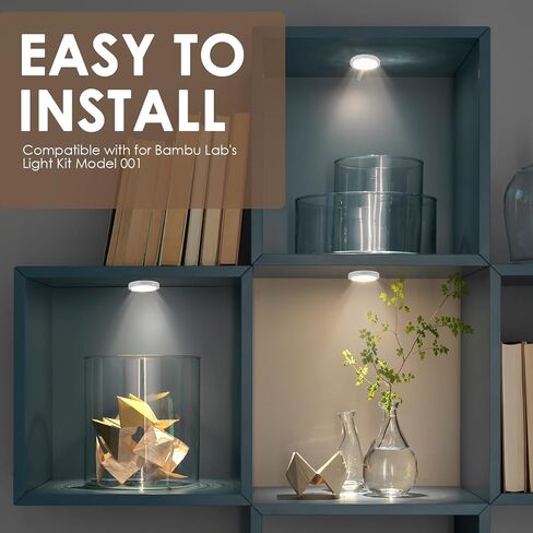 طقم مصابيح LED 5 قطع 001 لمختبر بامبو، طقم مصابيح LED للطابعة ثلاثية الأبعاد بدرجة حرارة 3 ألوان، سطوع قابل للتعديل ثلاثي الأبعاد مطبوعة DIY قطع غيار نماذج الأجهزة، 5 فولت يعمل بمنفذ USB in Kuwait