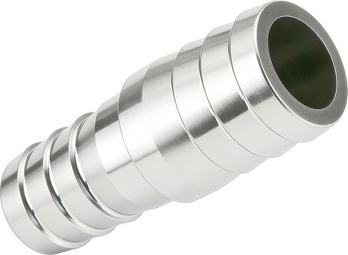 2 قطعة 304 الفولاذ المقاوم للصدأ تقليل جهاز الربط بارب ، 1/2 "إلى 5/8" خرطوم بارب مع 4 قطعة خرطوم المشابك in Kuwait