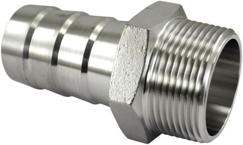 Duda Energy Deca Male Hose Barb Adapter 3" Male NPT x 3" Hose Barb, 2 Pack in Kuwait