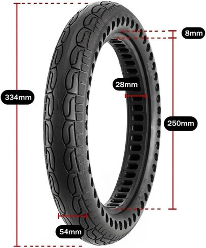 إطار دراجة صلب 14x2.125 بدون إطار قرص العسل المسطح لدراجة كهربائية مقاس 14 بوصة إطار مقاوم للثقب [مضاد للانزلاق] in Kuwait