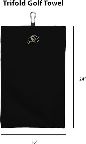 NORTHWEST Colorado Buffaloes NCAA Team Logo منشفة جولف من الألياف الدقيقة ثلاثية الطي مقاس 16 × 24 بوصة in Kuwait