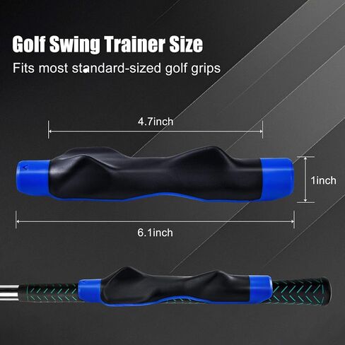 Axioms Golf Grip Trainer, Golf Club Grip Trainer for Right Hand,Golf Training Swing Aid for All Level Golfers,Improves Grip Strength and Accuracy,Trains Correct Hand Position for Stable Swing in Kuwait