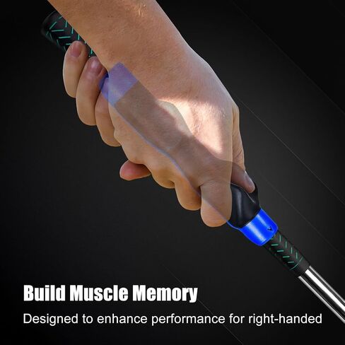 Axioms Golf Grip Trainer, Golf Club Grip Trainer for Right Hand,Golf Training Swing Aid for All Level Golfers,Improves Grip Strength and Accuracy,Trains Correct Hand Position for Stable Swing in Kuwait