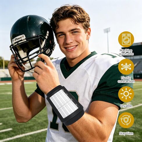 سوار معصم للعب ZenNex Quarterback (QB)، مدرب قواعد اللعبة لذراع كرة القدم Sprots مع 3 مقصورات PVC للشباب in Kuwait