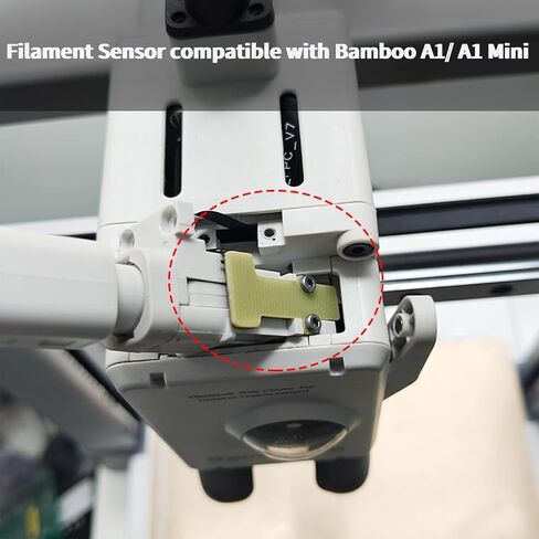 Filament Sensor Kit(2Pcs) for BambuLab A1/ A1 Mini: Hall Board Replacement with FPC Cable for Detecting Supply Status of Consumables in Hotend Extruder 3D Printer Accessories in Kuwait