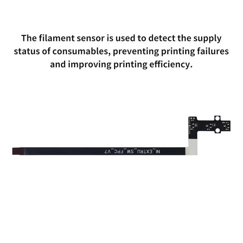 Filament Sensor Kit(2Pcs) for BambuLab A1/ A1 Mini: Hall Board Replacement with FPC Cable for Detecting Supply Status of Consumables in Hotend Extruder 3D Printer Accessories in Kuwait