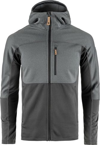 Fjällräven Abisko Men's Trail Full Zip Hooded Fleece - Breathable, Comfortable, Lightweight Fleece Warmth - Hiking, Trekking in Kuwait
