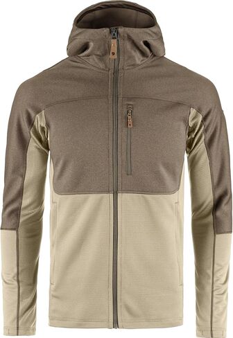 Fjällräven Abisko Men's Trail Full Zip Hooded Fleece - Breathable, Comfortable, Lightweight Fleece Warmth - Hiking, Trekking in Kuwait