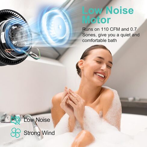 S97018218 مجموعة محرك مروحة الحمام لBroan Nutone QTXE110، QTRN110، QTRN110L، QTN110E، QTN110LE، QTR110، QTR110L، QTXE110-D، QT90E، S97020048 استبدال محرك مروحة العادم in Kuwait