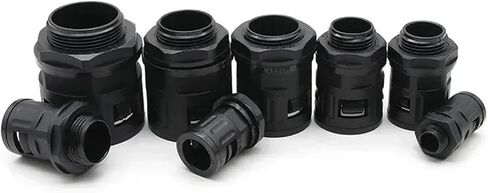 1~20pcs Nylon Corrugated Tube Connectors Pipe Joint AD13 15.8 18.5 21.2 25 28. 34. Plastic Conduit Gland End Fittings(AD34.5 M32,20 pieces) in Kuwait