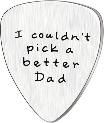 هدية عيد الأب من Plectrum للرجال لم أتمكن من اختيار جيتار أفضل للأب هدية مخصصة للأب بابا من الفولاذ المقاوم للصدأ (يمكننا ذلك) in Kuwait