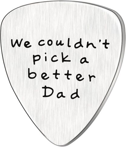 هدية عيد الأب من Plectrum للرجال لم أتمكن من اختيار جيتار أفضل للأب هدية مخصصة للأب بابا من الفولاذ المقاوم للصدأ (يمكننا ذلك) in Kuwait