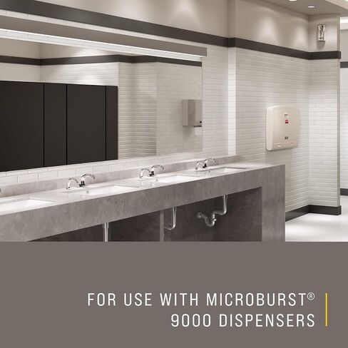 منتجات رابر ميد التجارية Microburst 9000 معطر هواء قابل لإعادة التعبئة، قمم الجبال، يدوم طويلاً، نظام التحكم التلقائي في الرائحة، للحمامات في المطاعم/المطارات/المكاتب، عبوة من 4 قطع in Kuwait