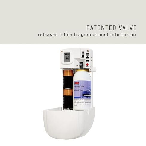 منتجات رابر ميد التجارية Microburst 9000 معطر هواء قابل لإعادة التعبئة، قمم الجبال، يدوم طويلاً، نظام التحكم التلقائي في الرائحة، للحمامات في المطاعم/المطارات/المكاتب، عبوة من 4 قطع in Kuwait