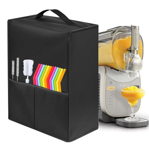 غطاء آلة Slushie لصانع المشروبات المجمدة Ninja SLUSHI XL FS601BR (أسود) | غطاء Slushy عالي التحمل مقاوم للماء والغبار مع جيبين للتخزين، قابل للغسل في الغسالة، ملحقات Slushy XL FS601BR in Kuwait