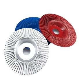 125mm Plane Bevel Angle Grinding Wheel Woods Polishing Wheel Wood Carving Sanding Tool Abrasive Disc Tools for Wood Cutting(Silver Flat) in Kuwait