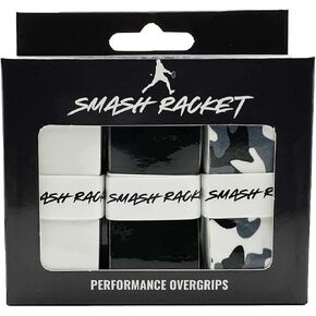 Pro Overgrips 3 Pack – Tennis Racket Grip Tape – Sweat-Wicking, Non-Slip Replacement Overgrip – White, Black, Camo, Multi in Kuwait