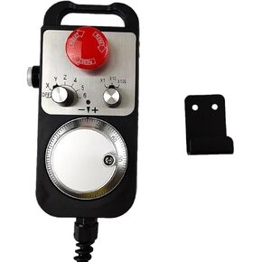 5V Manual Pulse Generator 4/6axis Pendant Handwheel MPG with Emergency Stop(6Axis) in Saudi Arabia