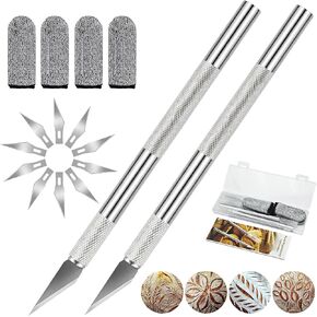 2 Pcs Bread Lame Sourdough Scoring Tool for Bread Baking Bread Scorer Dough Scoring Tool for Homemade Sourdough Bread Scoring Tool Set with 10 Replacement Blades & 1 Storage Case in Kuwait