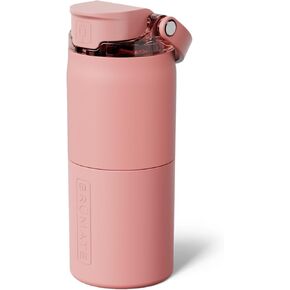 BrüMate Rise 35oz Water Bottle With 100% Leakproof Covered Silicone Straw | Insulated Stainless Steel Water Bottle With Removable Straw | Fast Flow | Soft Sip Silicone Spout | BPA-Free (Dark Aura) in Kuwait