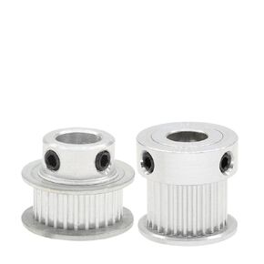 26T 28T GT2 Pulley Circle-arc Tooth Bore 4/5/6/6.35/7/8mm Width 6/10/15mm 26Teeth 28Teeth 1Pcs(6.35 mm - BF Shape,2pcs,26T-Belt Width 6mm) in Kuwait