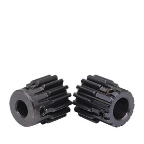 1M Gear 1M-17T/18T SC45#Carbon Steel Spur Bore Size 4/5/6/6.35/7/8/10mm 1Pcs(5 mm,1M18T) in Kuwait