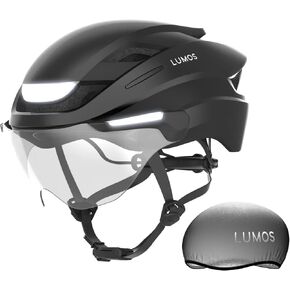 خوذة Lumos Ultra (أسود أونيكس، MIPS، مقاس M) وغطاء خوذة دراجة مقاوم للماء in Kuwait