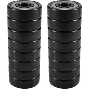 16Pcs Ceramic 608 Bearings 8X22X7mm ABEC-11 Hybrid 6 White ZrO2 Balls Skateboard Bearing Skating Inline Roller in Kuwait