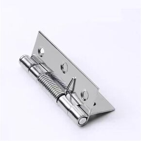 2inch 3inch 4inch Spring Loaded Hinges Stainless Steel Self Closing Door Hardware 6/10pcs(4inch 100x62x1.3mm,10pcs) in Kuwait