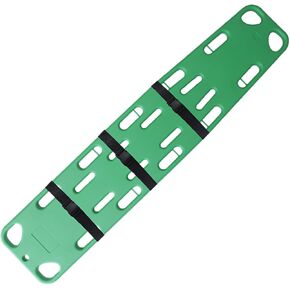 Emergency Rescue Spine Board Stretcher - Lightweight Portable Backboard, PE Plastic Patient Transport for Ambulance, First Aid Immobilization (Green) in Kuwait