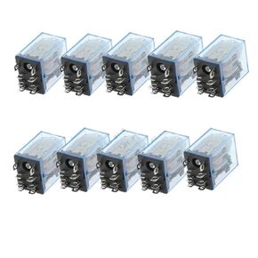 10Pcs LY2NJ HH62P HHC68A-2Z Electronic Micro Mini Electromagnetic Relay 10A 8PIN Coil DPDT AC/DC12v 24v 36v 48v 110v 220v 380v(DC 36V) in Kuwait