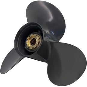 مروحة القارب لهوندا الخارجية BF75 BF80 BF90 BF100 BF115 BF130 15 سن سبلاين 13 1/4x17 محرك المروحة 75HP-130HP 3 شفرات، 58130-ZW1-017AH in Kuwait