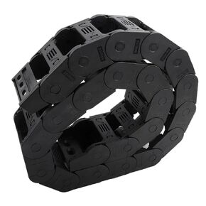 سلسلة سحب كابل نايلون أسود 100 سم 25 × 57 مم ملحقات آلة نقش سلك الناقل in Kuwait