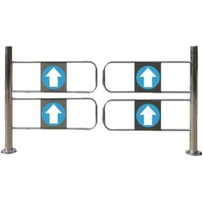 One-Way Traffic Door，Automatic Rebound Swing GateAutomatic Closing Metal Swing Gate - 1-Way Safety Door for Supermarket, Warehouse & Factory Aisles, 130x100cm, Durable Manual Operation, Secu in Kuwait