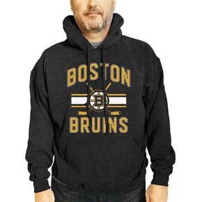 NHL Faceoff Hoodie Fleece Hooded Sweatshirt - Jersey Stripe Unisex | Officially licensed NHL Faceoff fleece hoodie with jersey stripe design - unisex fit, kangaroo pocket, tagless comfort in Saudi Arabia