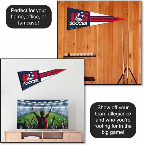 U.S. Soccer Federation Logo Pennant and 12x30 Banner in Kuwait