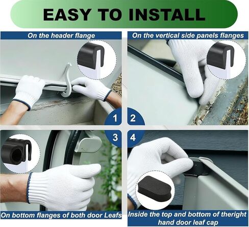 for Bilco Basement Door Weatherstrip Kit (4 Cap Seal Pad,1 Bulb Trim Gasket,1 U Shaped Gasket) Fit for Gordon Bilco Cellar Doors Replacement for Bilco Door Seal Kit Five Year Free Replacement in Kuwait
