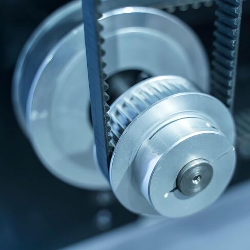 بكرة حزام التوقيت uxcell 5M-36T-5/8B، تجويف 5/8 بوصة، عجلة متزامنة من سبائك الألومنيوم 36 سنًا مع مفتاح، سن 5 مم لحزام عرض 15 مم in Kuwait