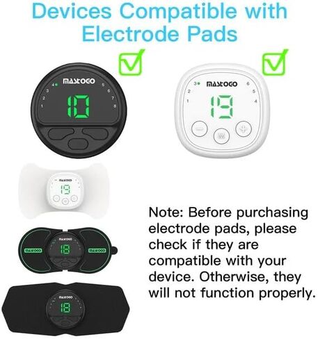 Tens Unit Electrode Pads 4 Pack - 4.2 in" x 2.6 in" Premium Quality Tens Unit Replacement Pads - Standard 3.5mm Snap-on Connectors Tens Unit Pads - 1.1 in Spacing Between Snap-in Connectors in Saudi Arabia