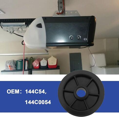 2pcs Belt Drive Pulley Garage Door Opener Replacement Part 144C54 Compatible with LiftMaster Compatible with Chamberlain Compatible with Craftsman in Kuwait